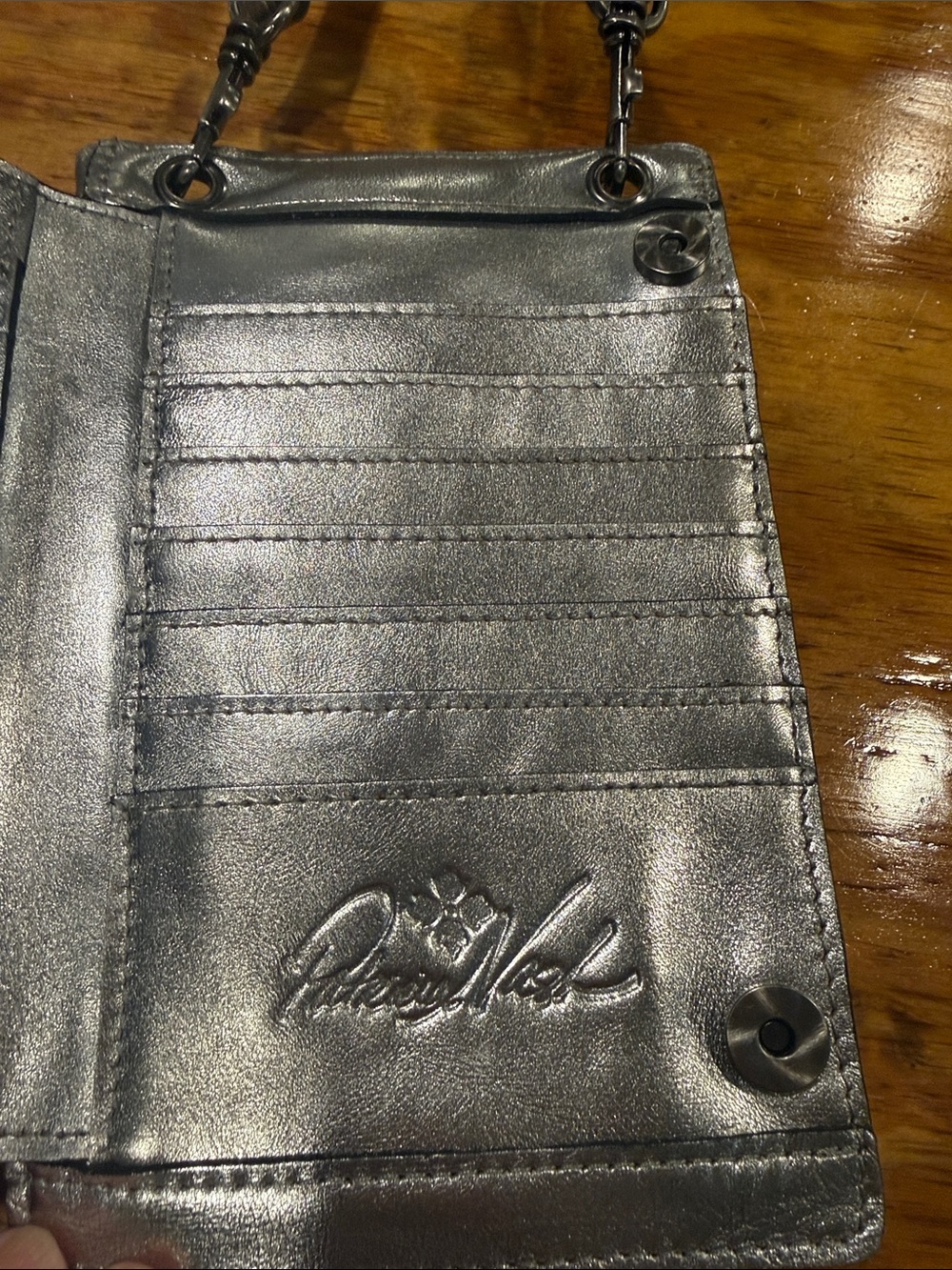 Metallic Silver Crossbody Phone Bag - Unbranded - Picture 2 of 8